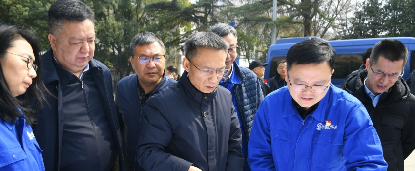 集團公司黨組成員、總會計師陳林到樂凱華光調研
